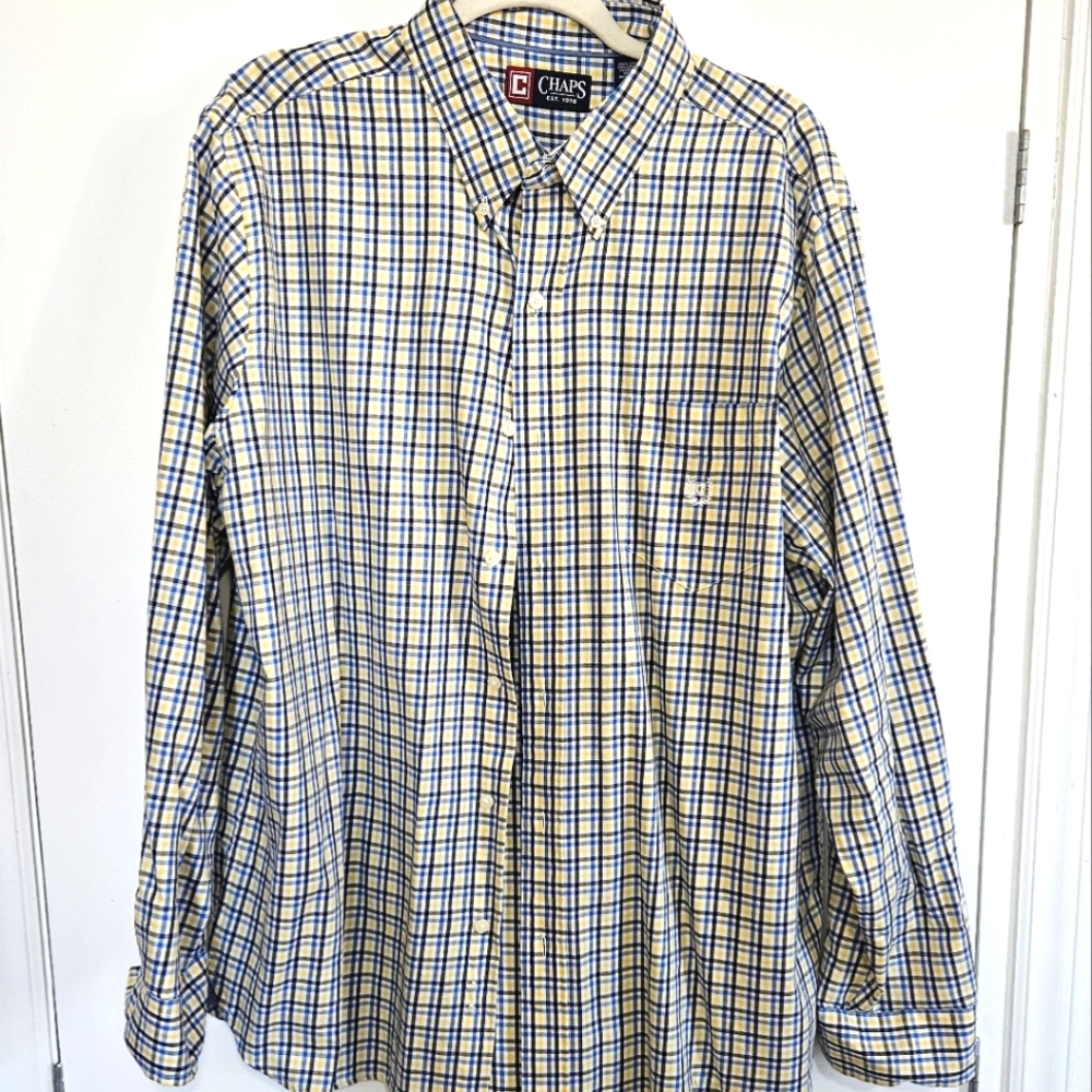 Chaps button down long sleeve shirt